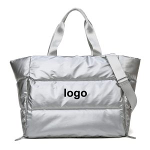 Water-Resistant Fitness Bag with Wet-Dry Compartment