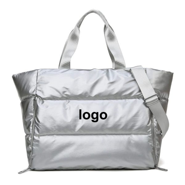 Water-Resistant Fitness Bag with Wet-Dry Compartment